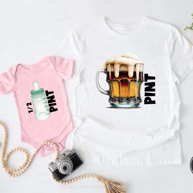 Pint Half Pint Daddy And Me Matching Shirt