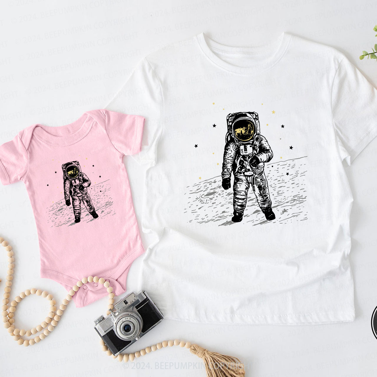 Space Them Daddy And Me Matching Shirt