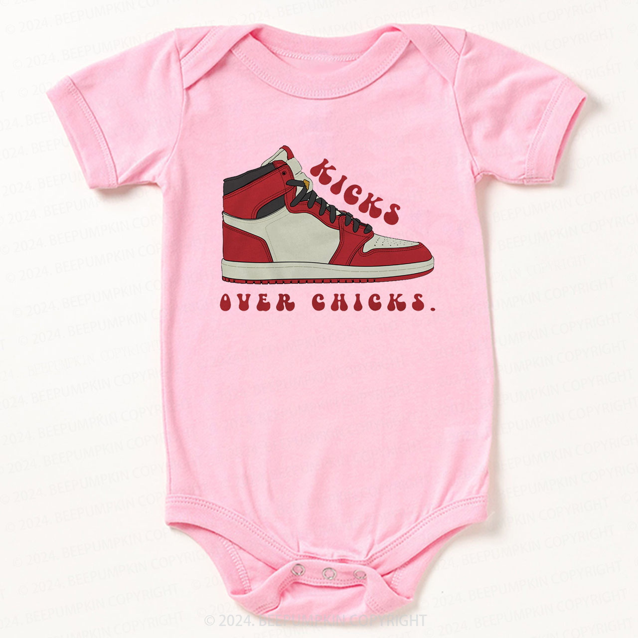 Kicks Over Chicks Bodysuit For Baby 7