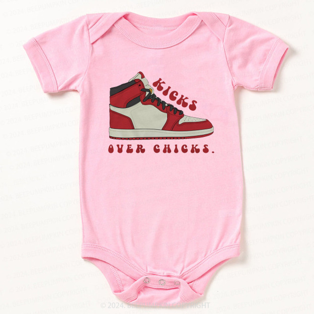 Kicks Over Chicks Bodysuit For Baby 7