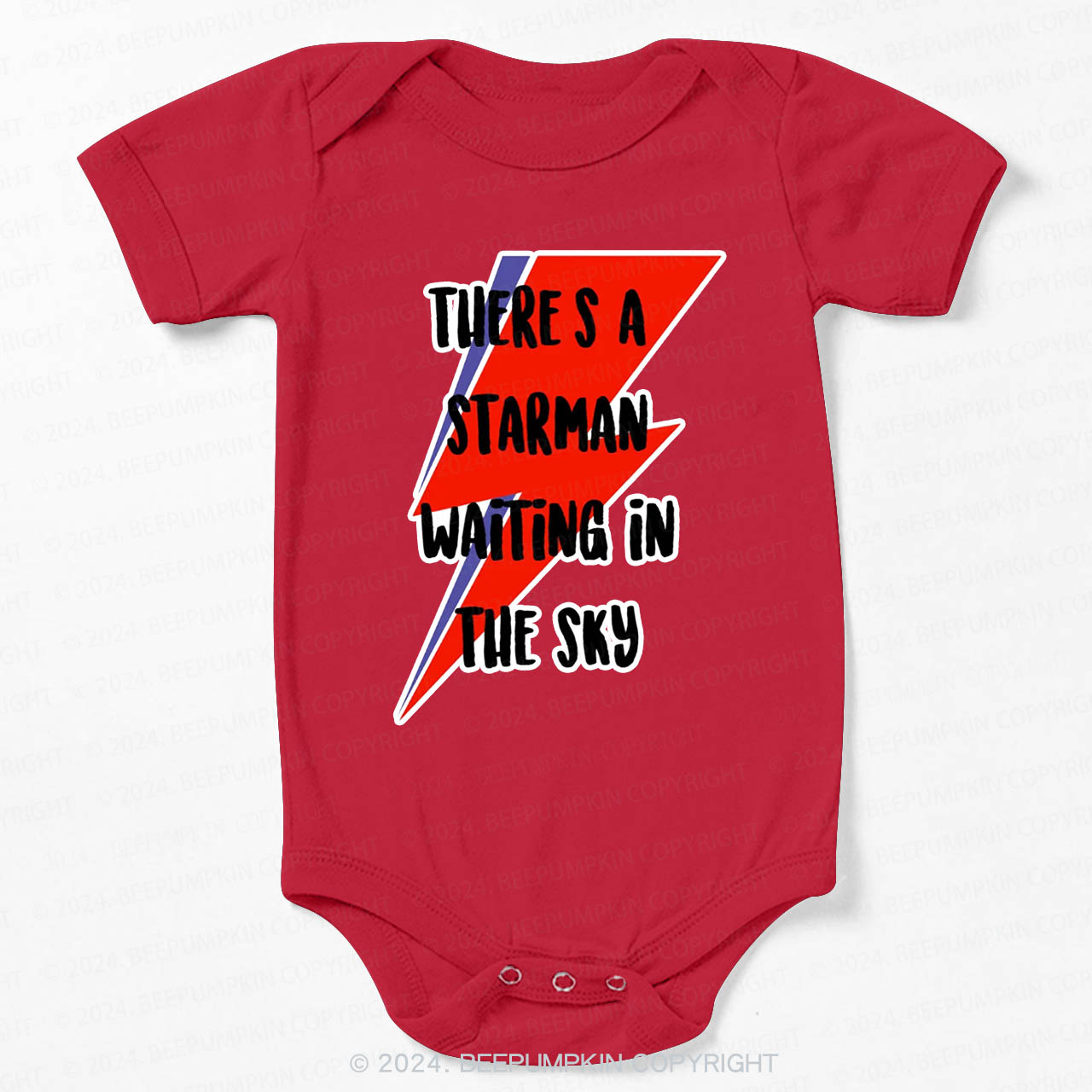 Red And Blue Lightning Bodysuit For Baby 8