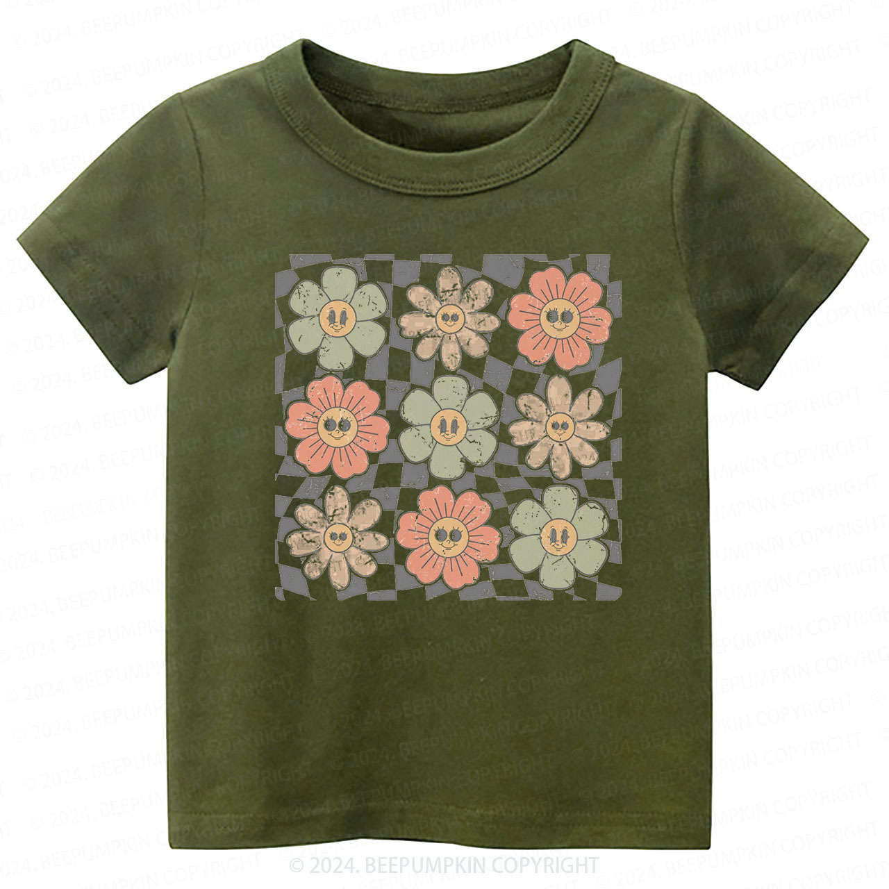 Retro Natural Toddler&Kids Tees 