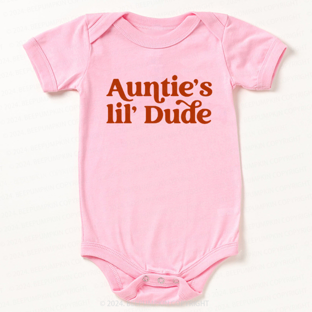 Auntie's Lil Dude Bodysuit For Baby