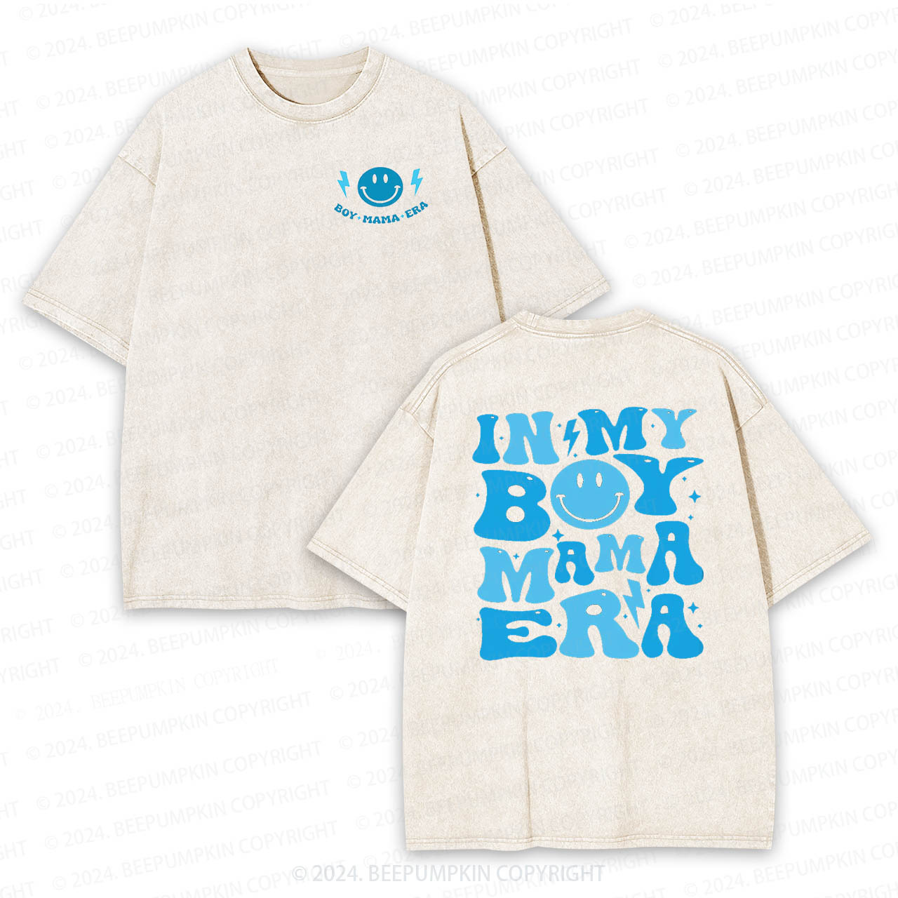 Mama Letter Mama Washed T-Shirts  Sale-Beepumpkin™