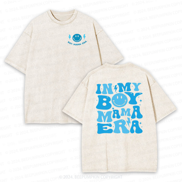 In My Boy Mama Era Mama Washed T-Shirts 