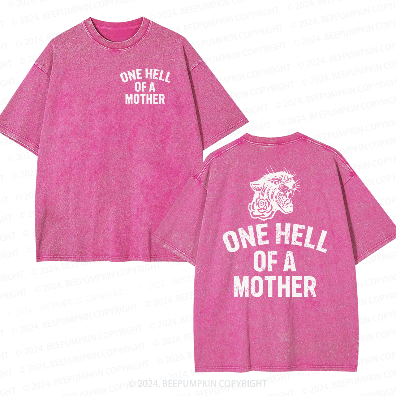 One Hell of A Mother Mama Washed Tees