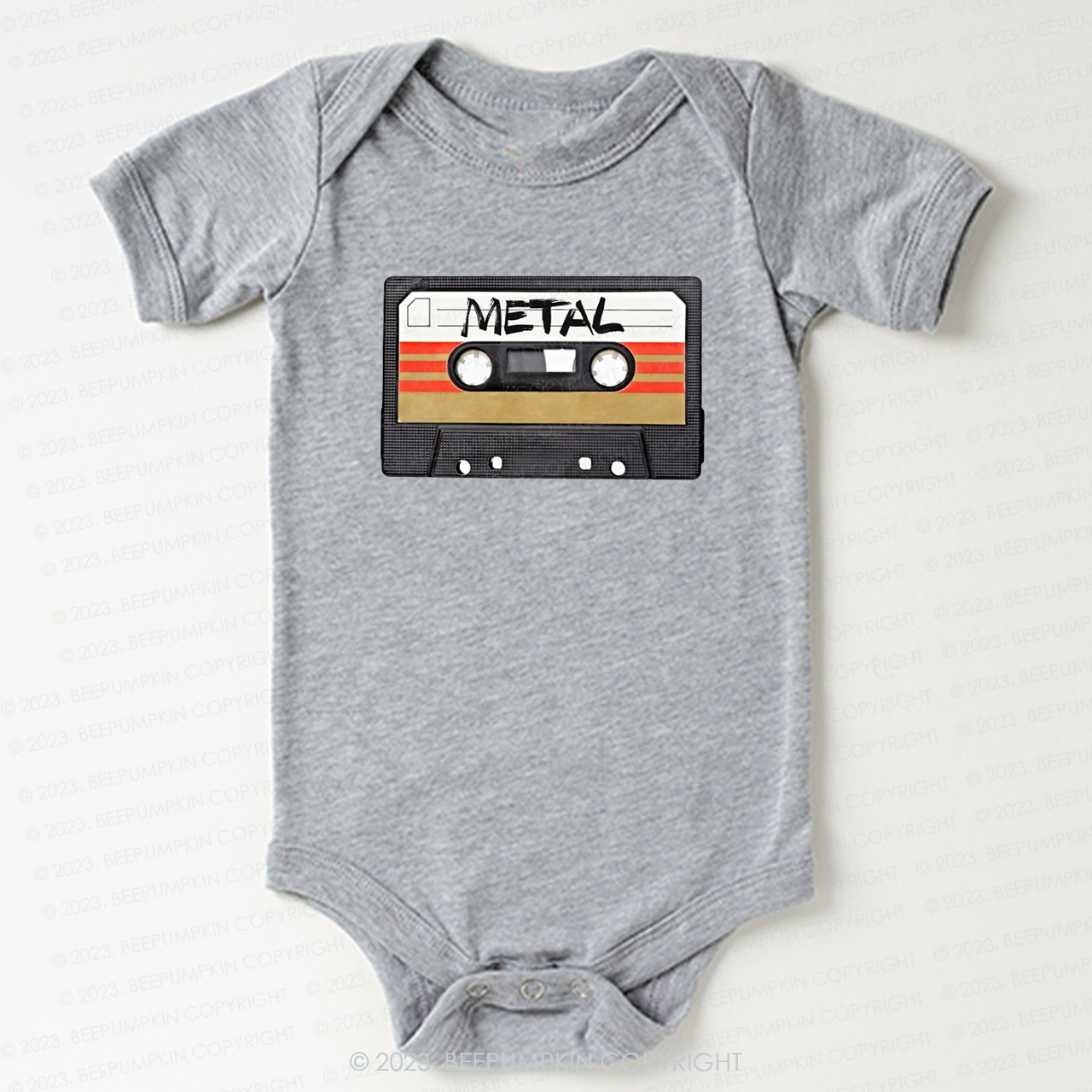 Heavy Metal Music Band Logo Classic Bodysuit For Baby 8