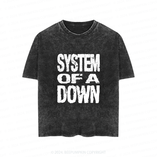 System Of A Down Toddler&Kids Washed Tees          
