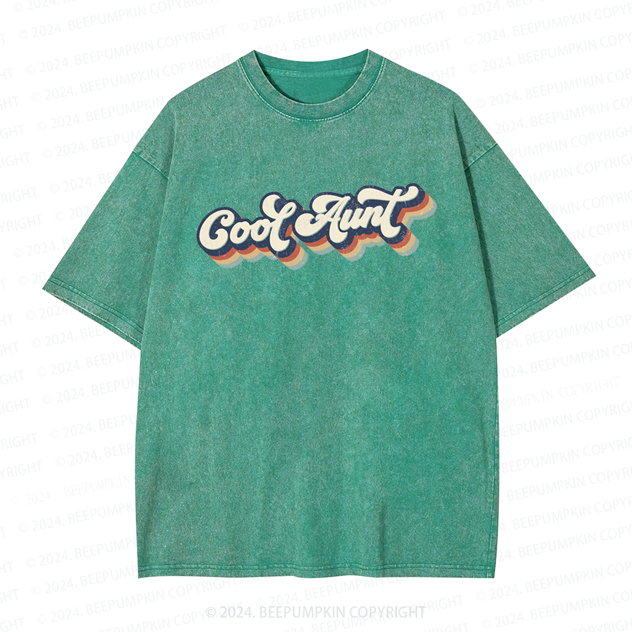 Retro Cool Aunt Auntie Washed Tees