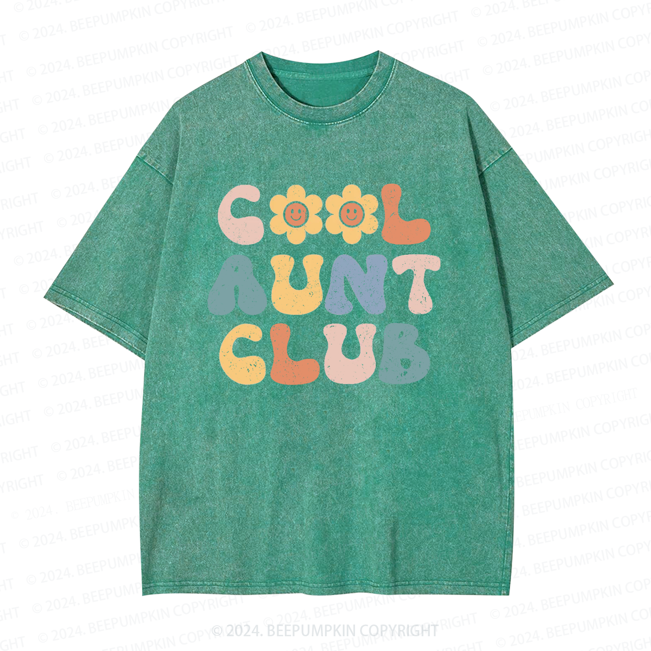 Cool Aunt Club Auntie Washed Tees