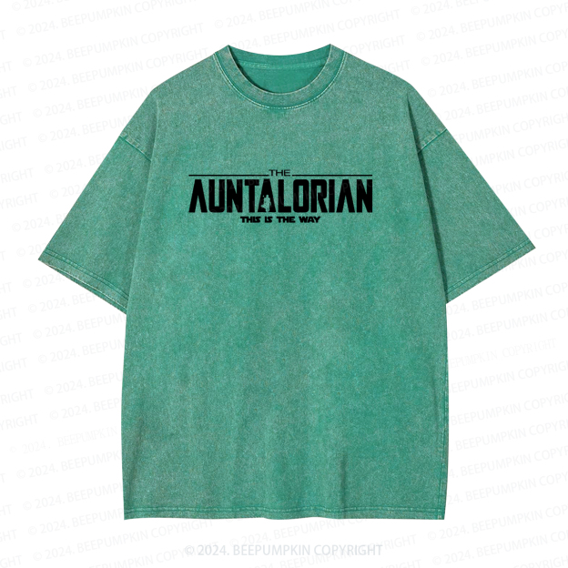 Cool Auntalorian Auntie Washed Tees
