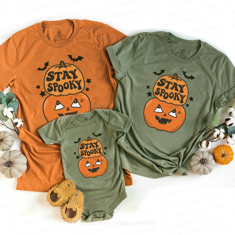 Stay Spooky Halloween Family Matching Shirts