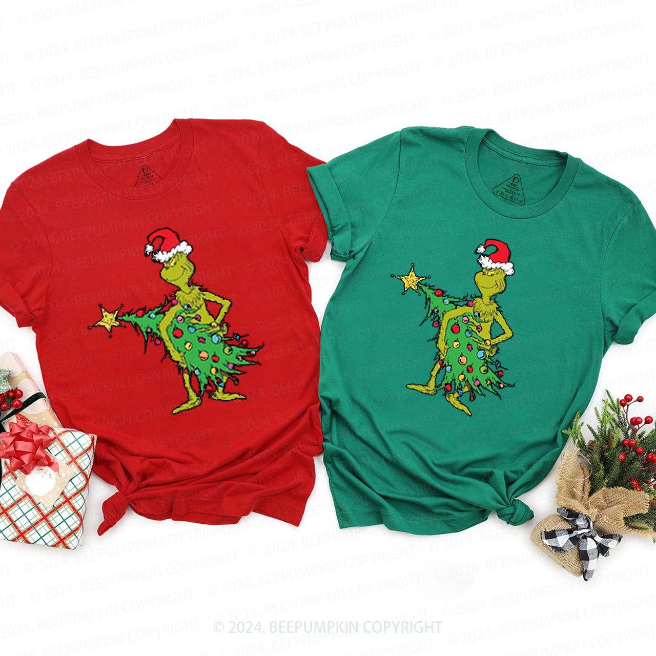 Seasons Greetings Christmas Matching T-Shirts