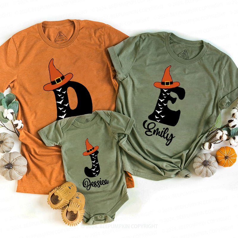 Personalized Family Group Name Halloween Family Matching Shirts