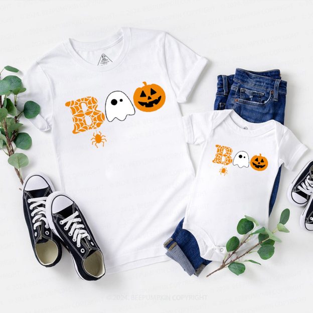 Halloween Boo Ghost Family Matching Shirts