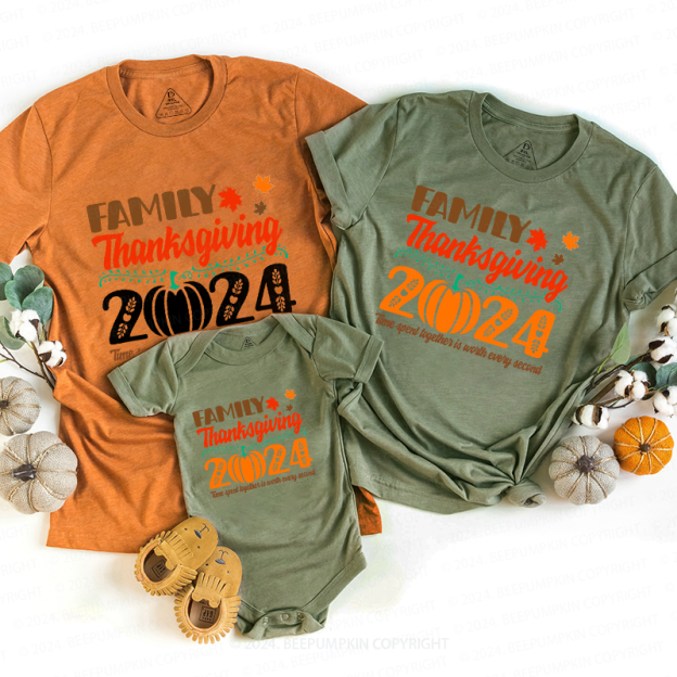 Family Thanksgiving 2024 Family Matching Shirts