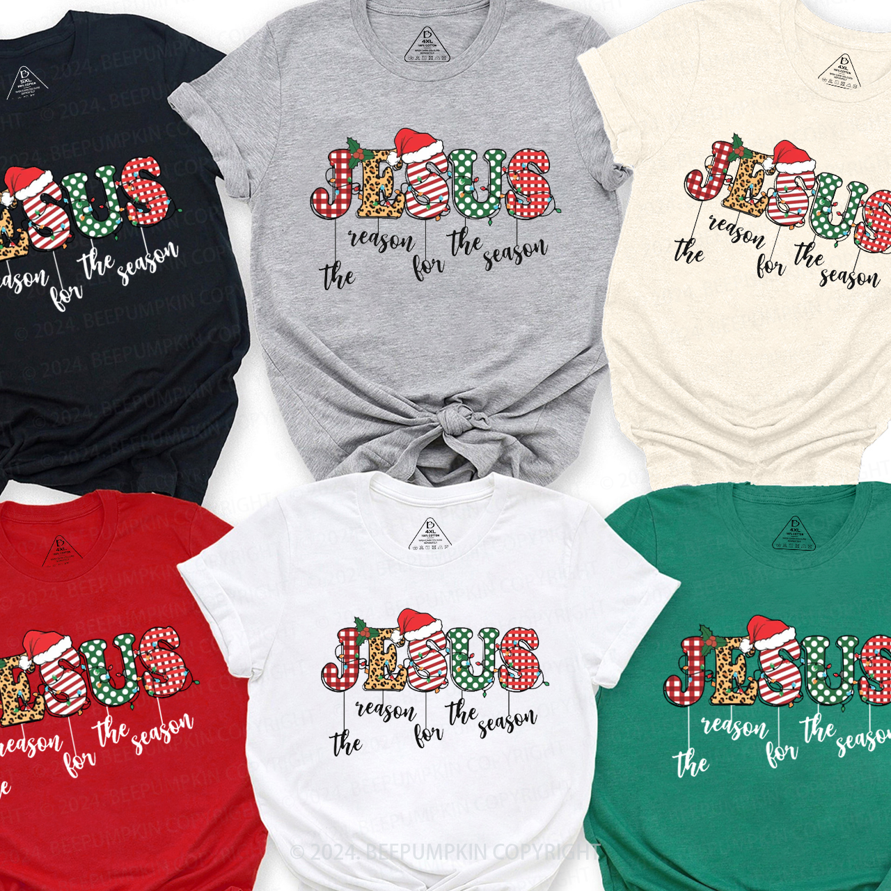 Jesus Christmas Christ Christmas Matching T-Shirts