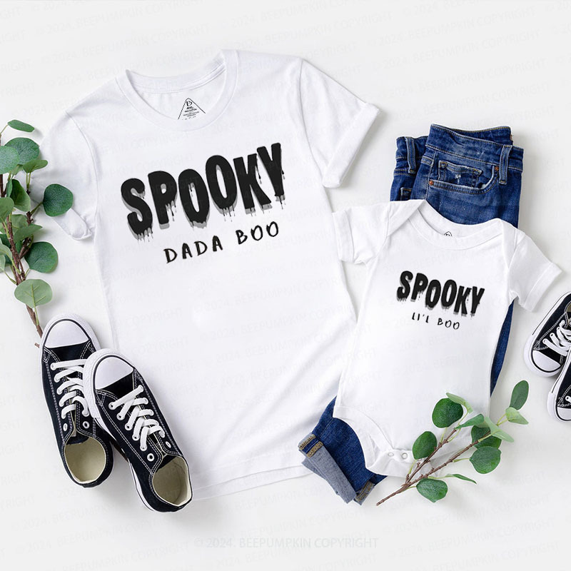 Cute Boo Spooky Family Matching Shirts