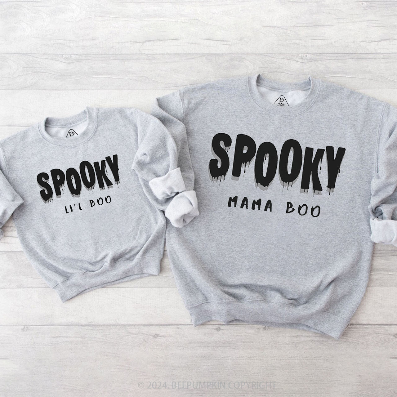 Cute Boo Spooky Family Matching Sweatshirt