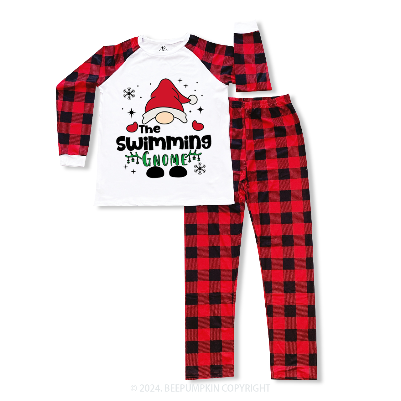 Christmas Custom Gnome Matching Pajamas Beepumpkin