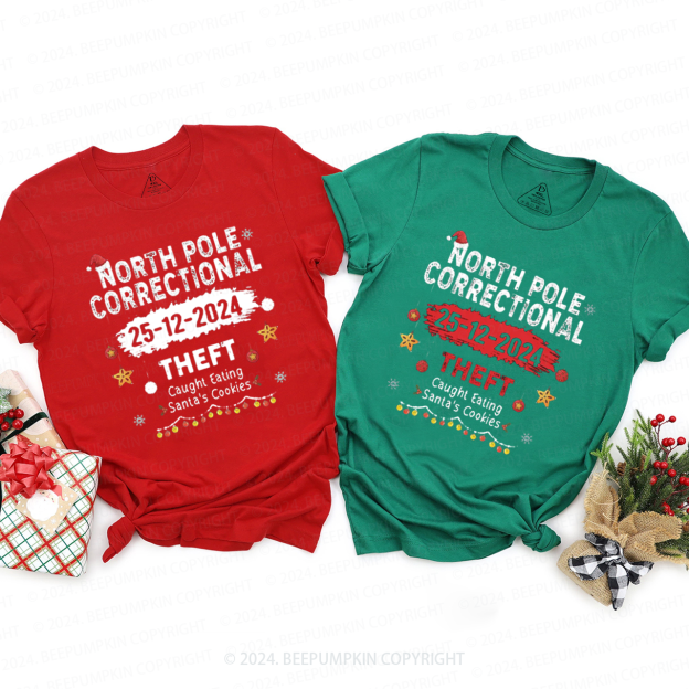 North Pole Correctional Matching T-Shirts Beepumpkin