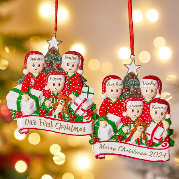Personalized Christmas Gift Family Christmas Ornament