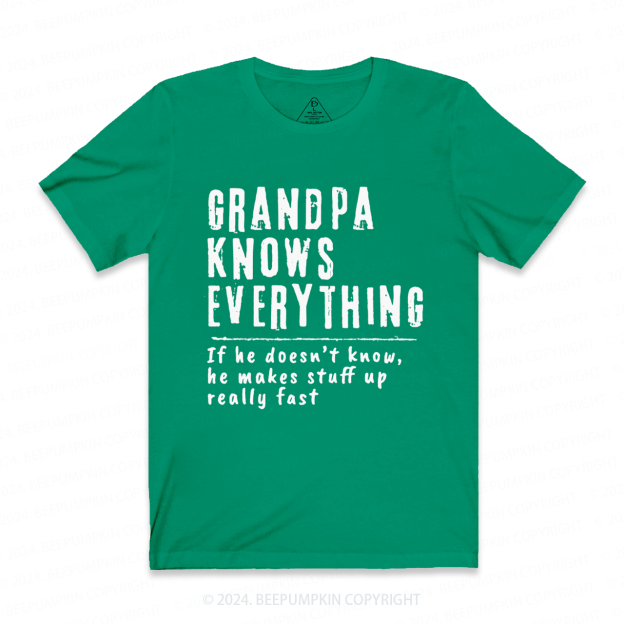 Personalized Funny Grandpa Christmas Gift Shirt