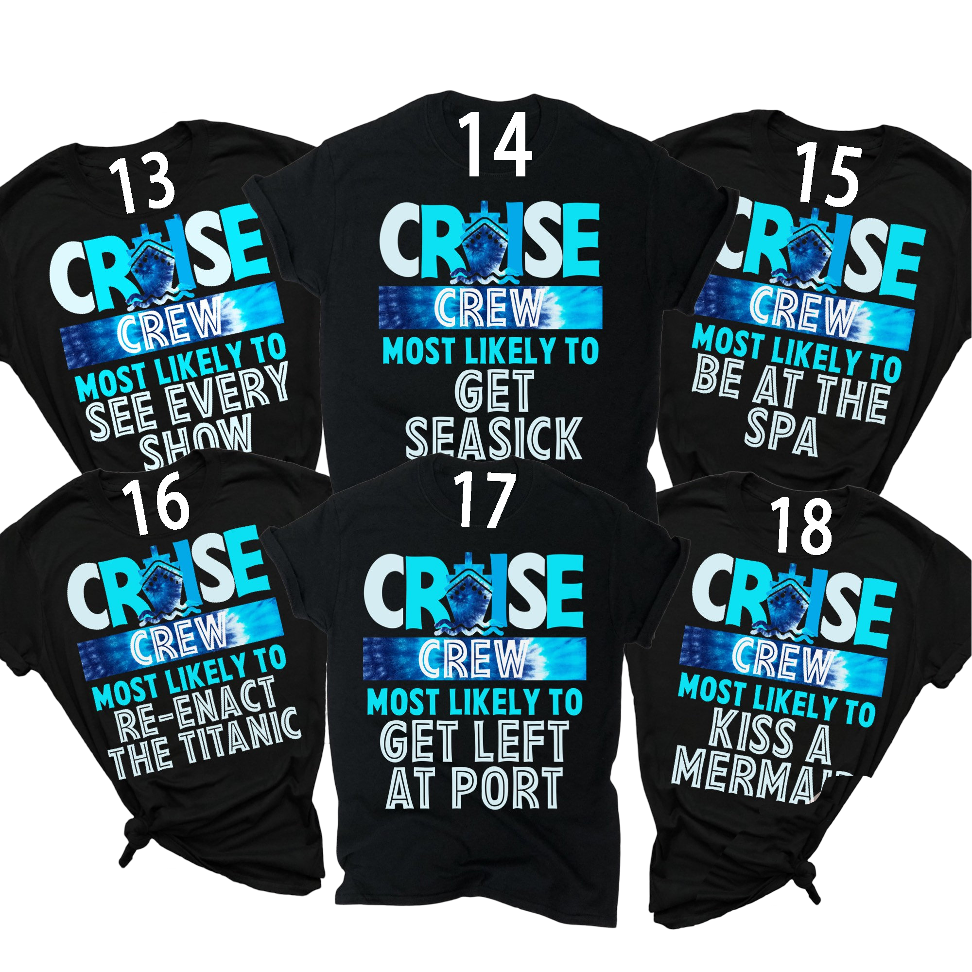 Most Likely To Matching Cruise Squad Family Matching T-Shirts 