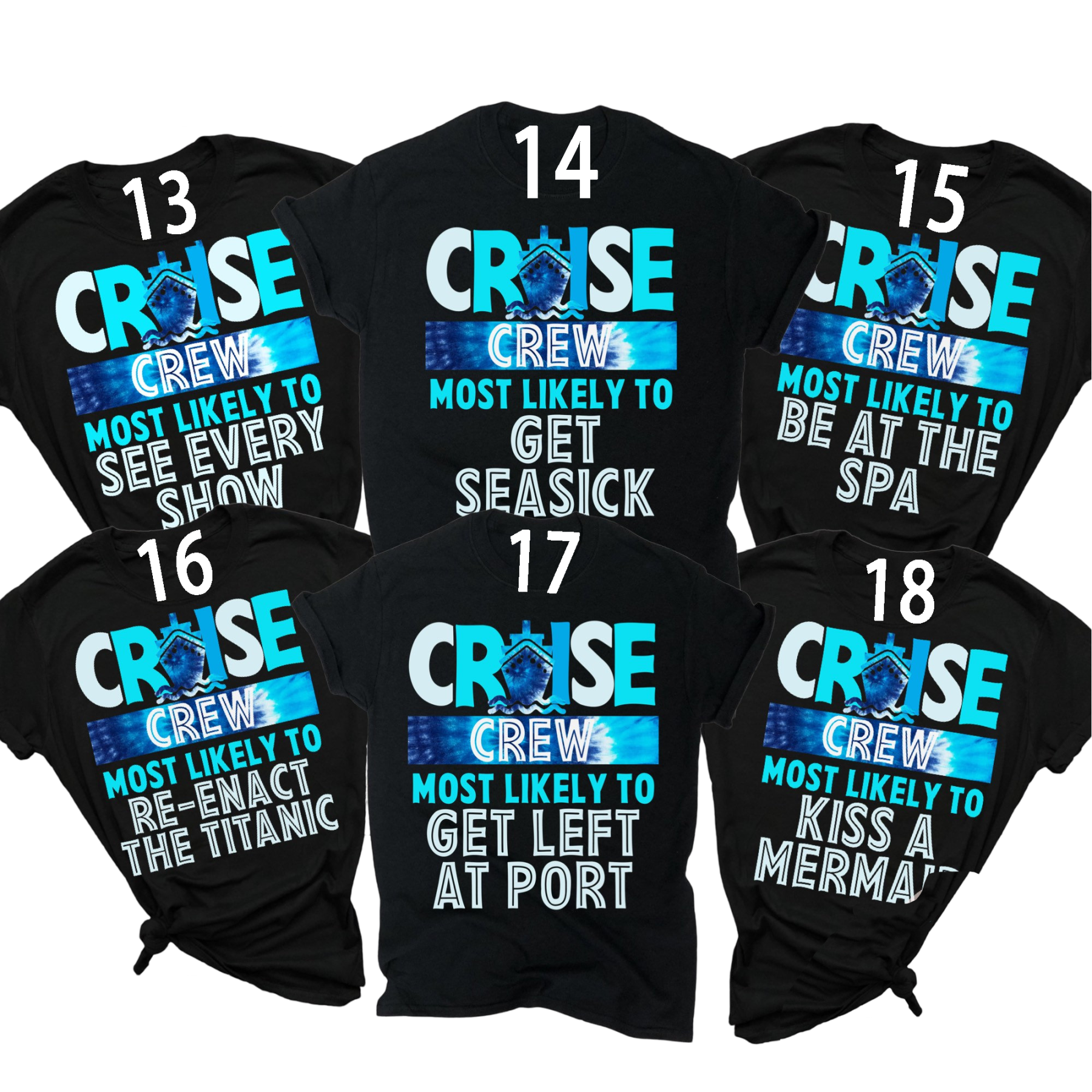 Most Likely To Matching Cruise Squad Family Matching T-Shirts 