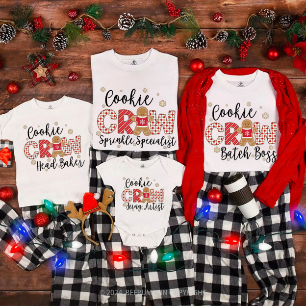 Cookie Baking Family Matching T-Shirts Beepumpkin