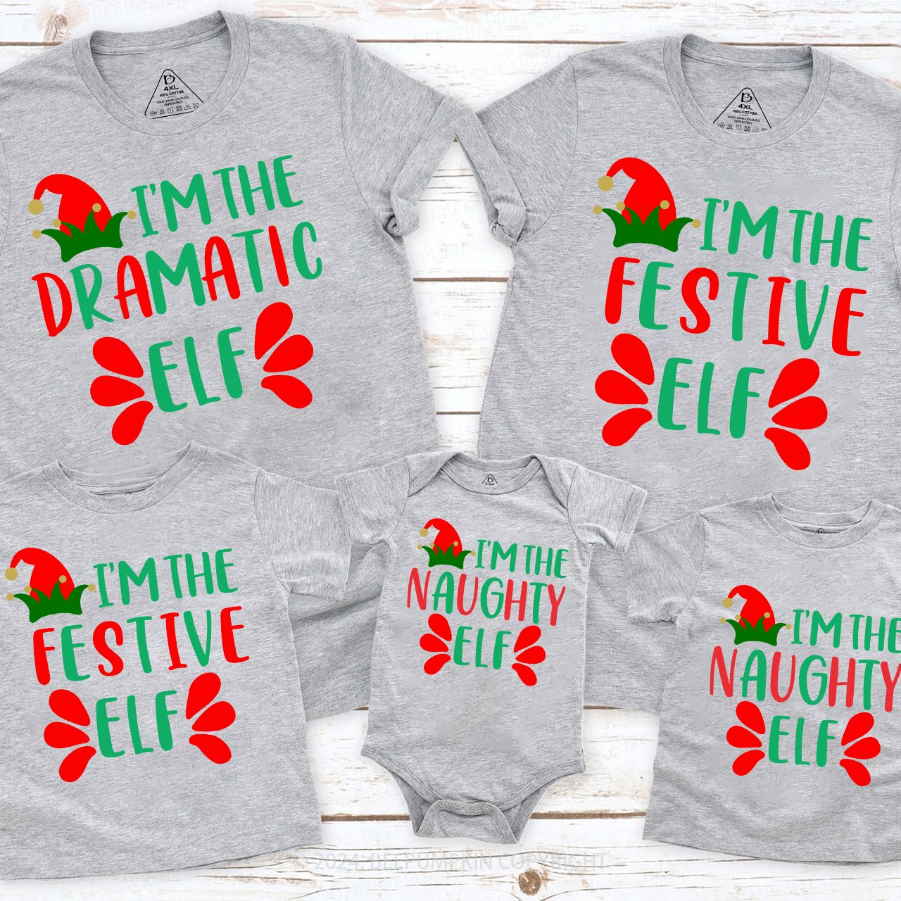 Juice Group ELF Christmas Family Matching Shirt