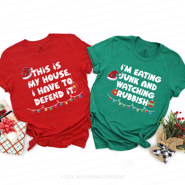 Christmas Movie Quotes Family Matching T-Shirts Beepumpkin