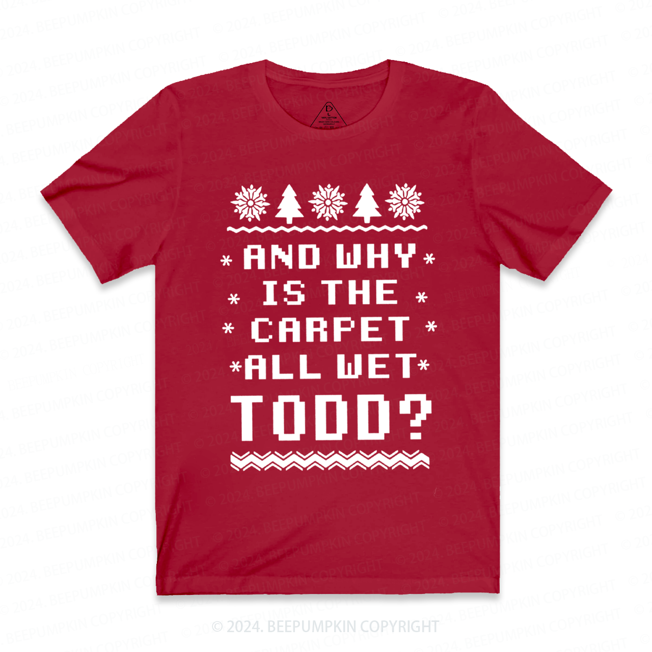 Christmas Vacation Todd And Margo Adult Shirt Beepumpkin 