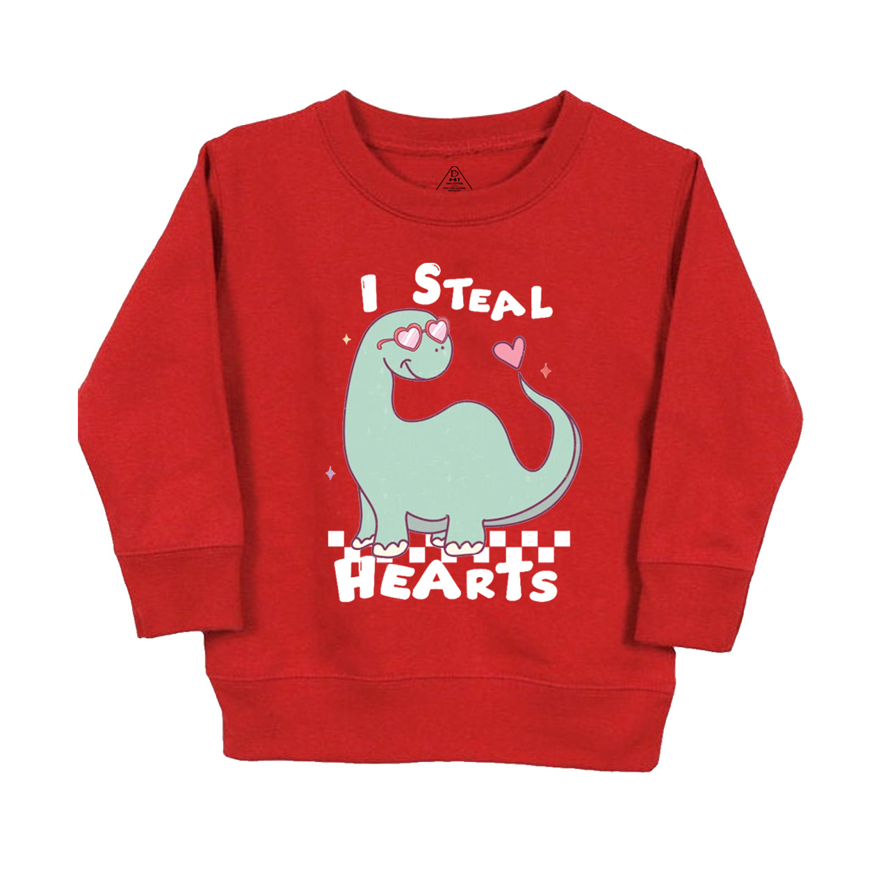 Love I Steal Hearts Kids Sweatshirt