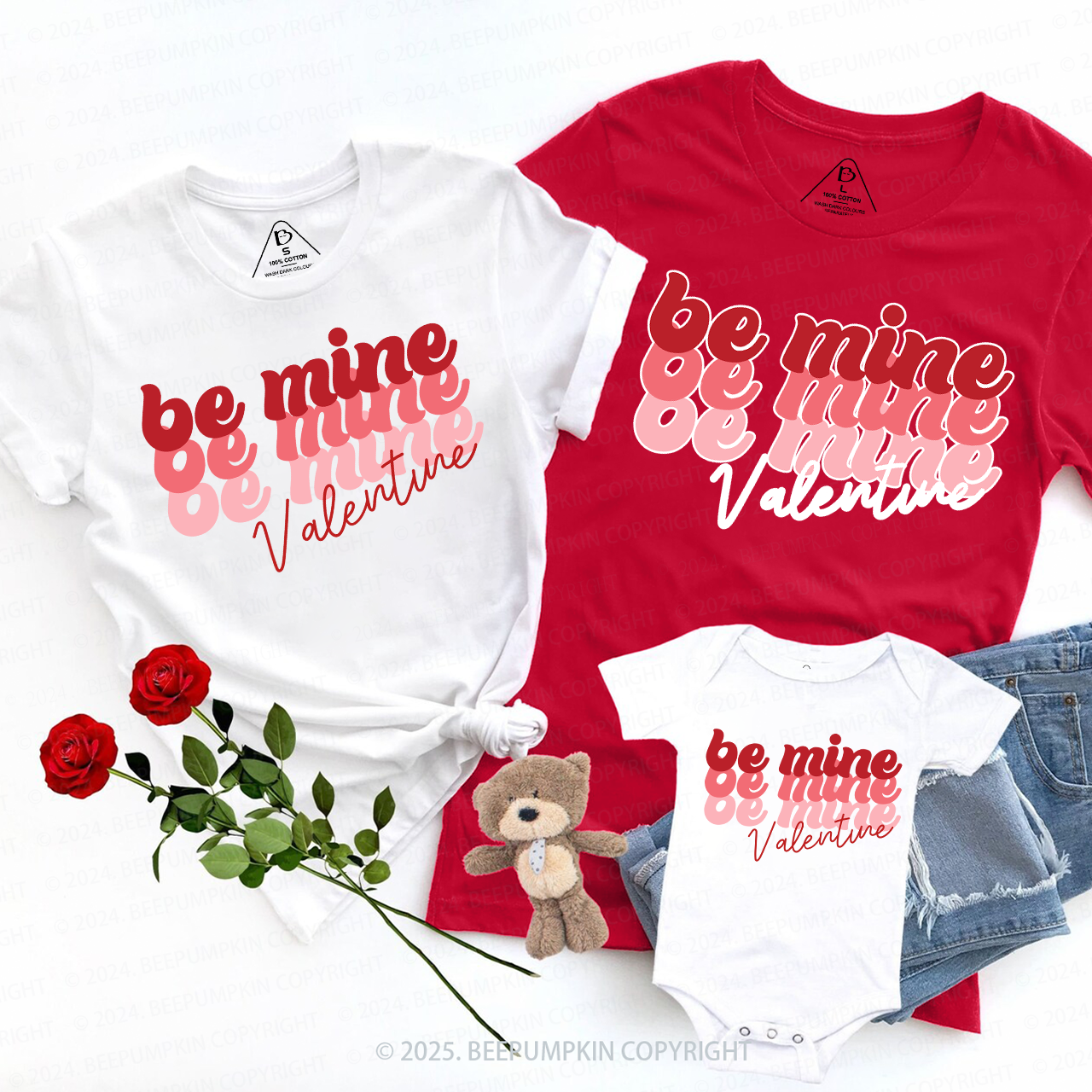 Be Mine Valentine Matching Shirts