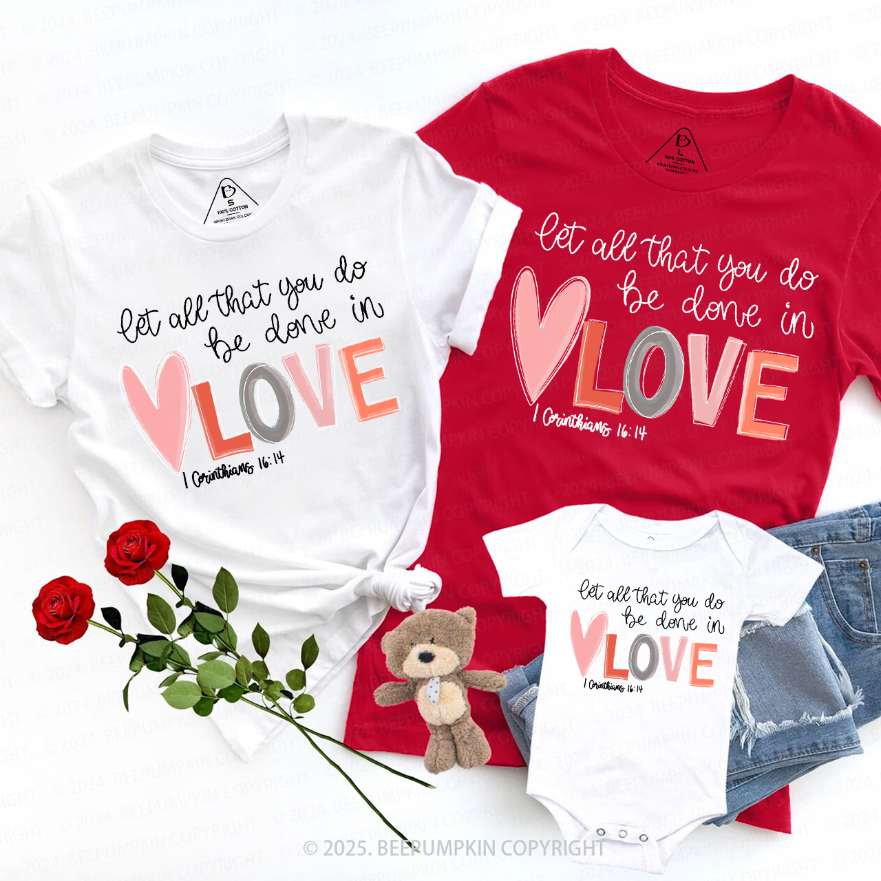 Done in Love Valentines Day Matching Shirts