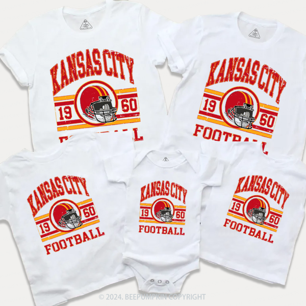 Image of Vintage KC Fan Family Matching Tees Beepumpkin