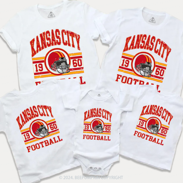 Vintage KC Fan Family Matching Tees Beepumpkin
