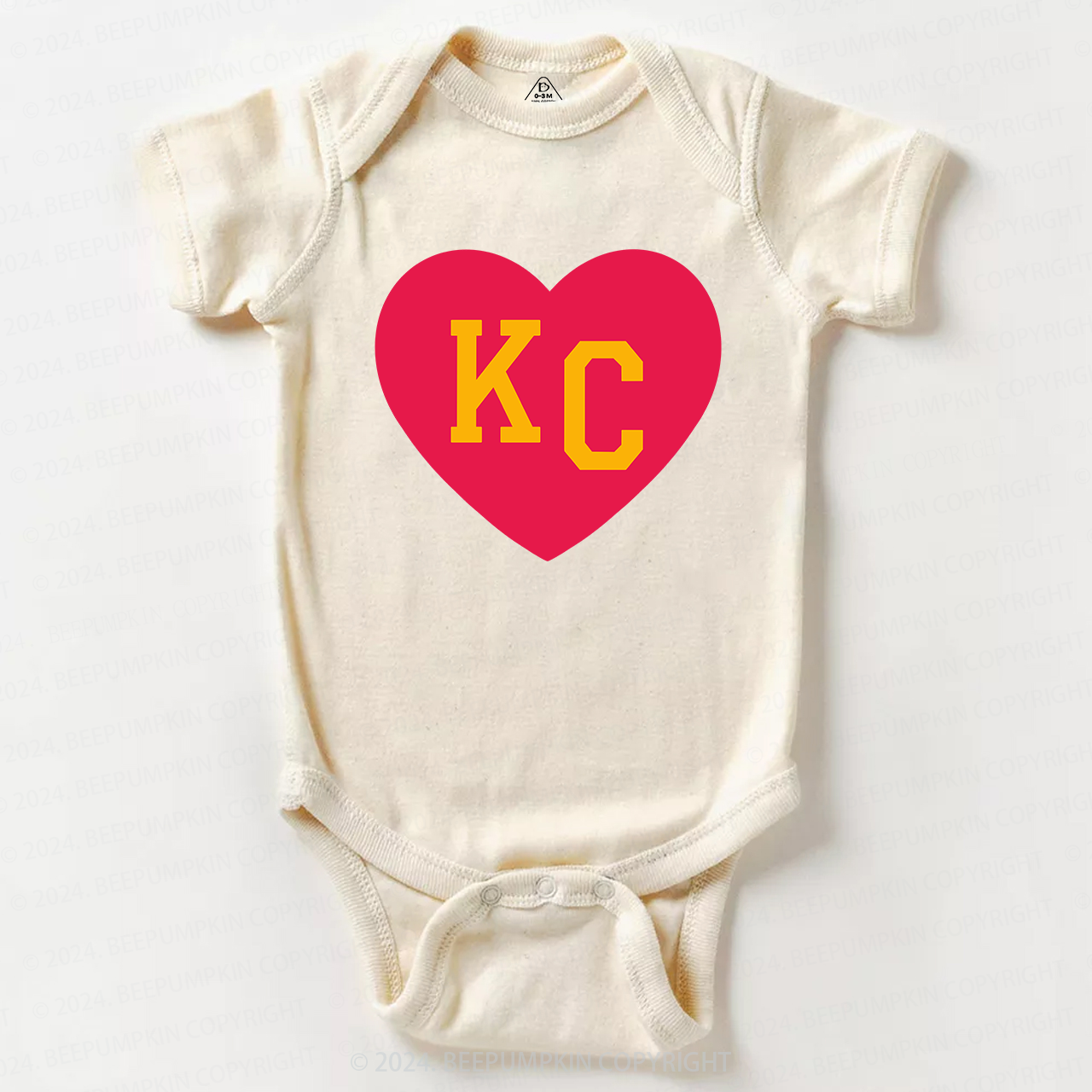 Color Love KC Football Bodysuit Beepumpkin