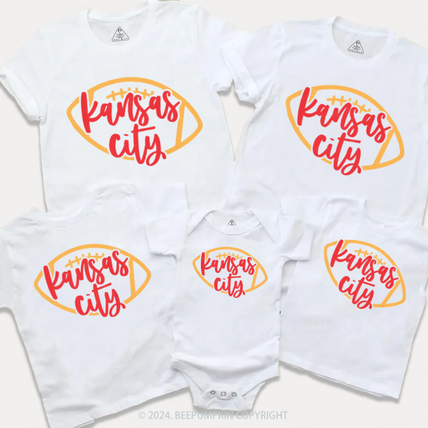 Football Team KC Family Matching Tees Beepumpkin