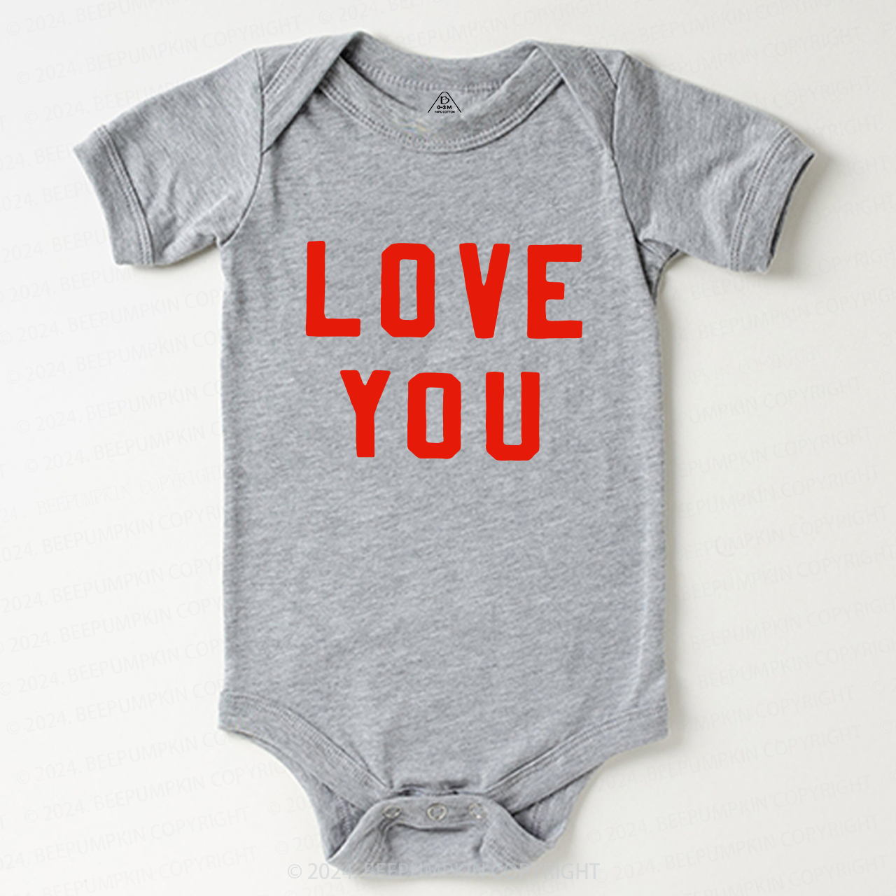 Love You Valentine Bodysuit For Baby