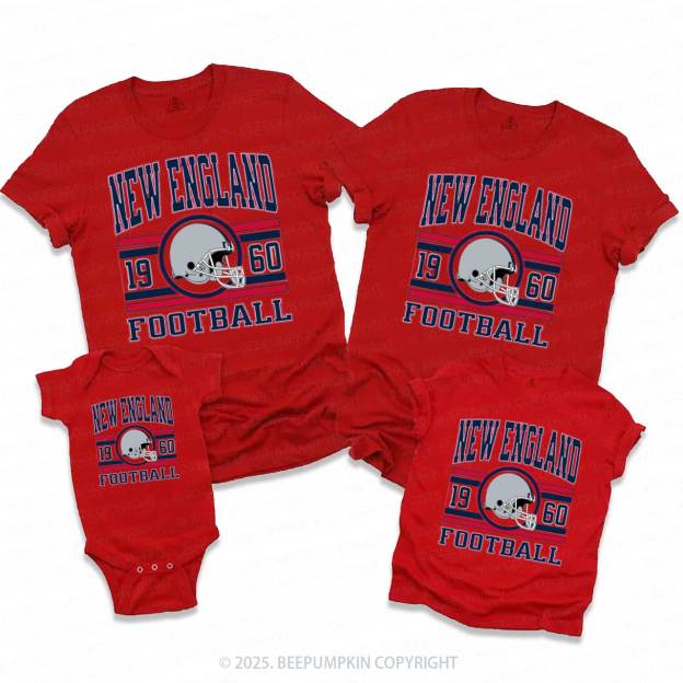 Football Fan 1 Family Matching Tees Beepumpkin
