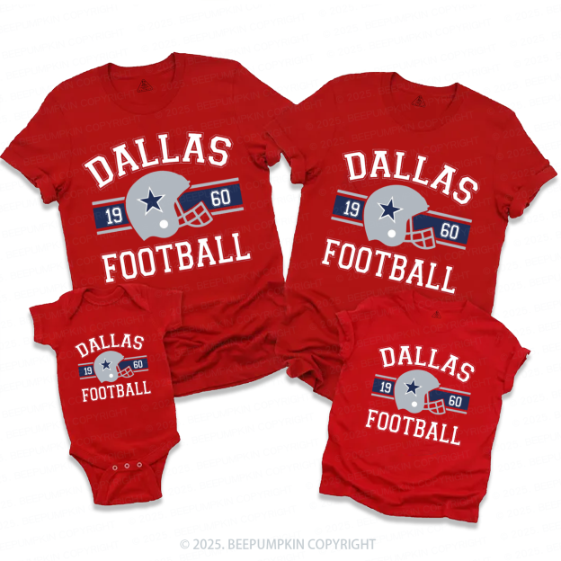 Vintage Sunday Football Family Matching Tees Beepumpkin