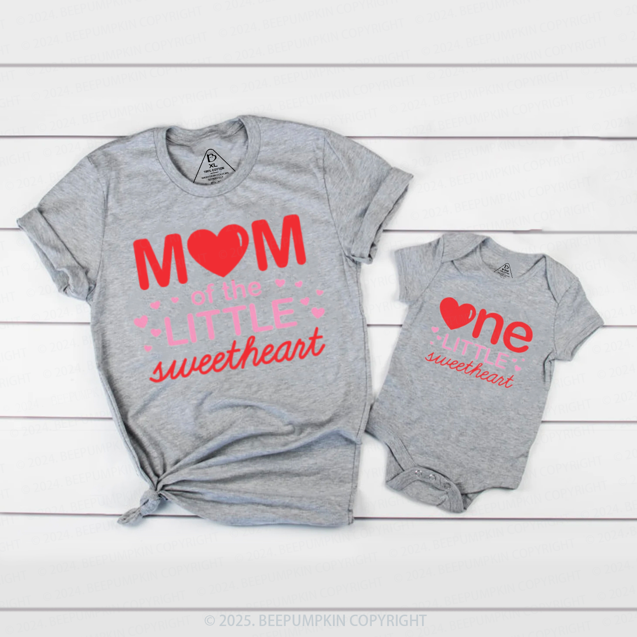 Valentine Heart First Birthday Family Matching Valentine's Shirts