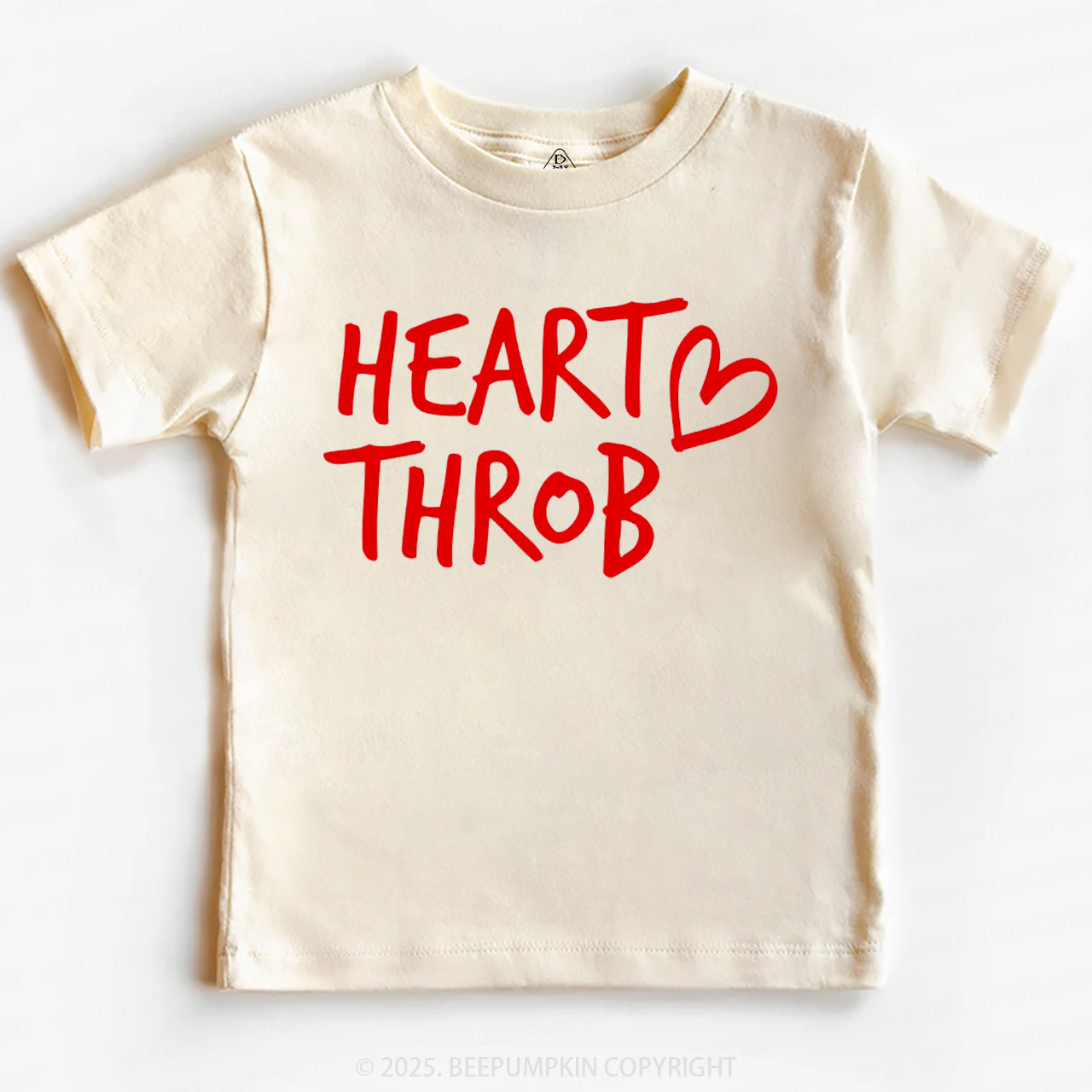 Heart Throb Valentines Day Toddler&Kids Tees Beepumpkin