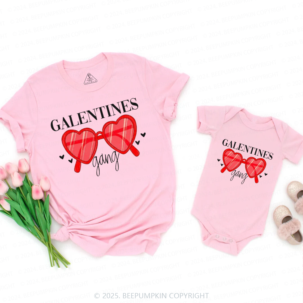 Galentines Gang Family Matching Valentine's Shirts