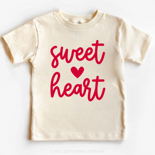 Sweatheart Valentines Day Toddler&Kids Tees Beepumpkin