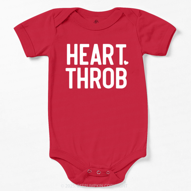 Heart Throb Valentine's Day Bodysuit Beepumpkin