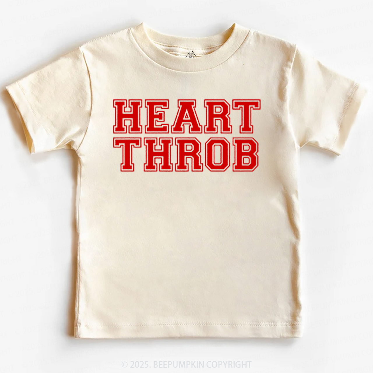 Heart Throb Valentine's Day Toddler&Kid's Tees Beepumpkin 2