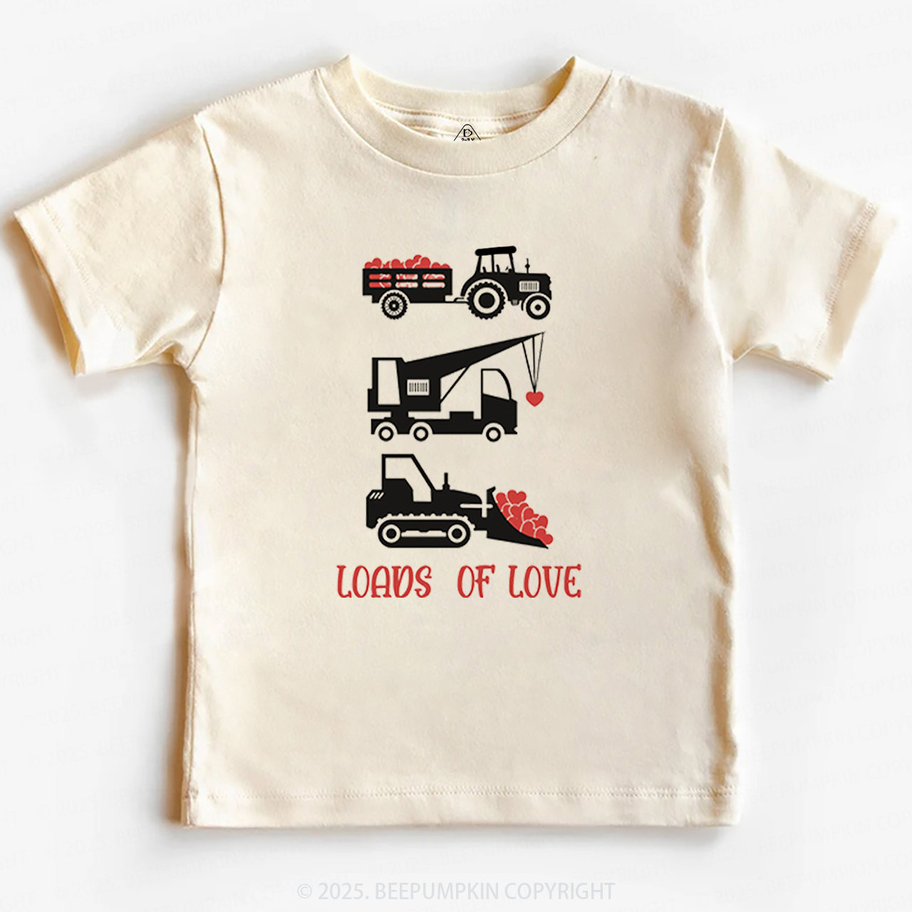 Loads of Love Valentine's Day Toddler&Kid's Tees Beepumpkin 2